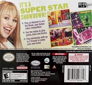 Hannah Montana: Music Jam - Box - Back Image