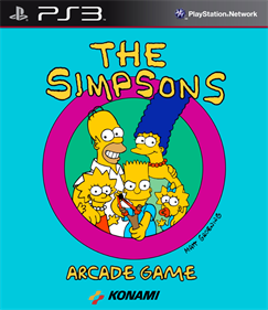 The Simpsons Arcade Game - Fanart - Box - Front Image