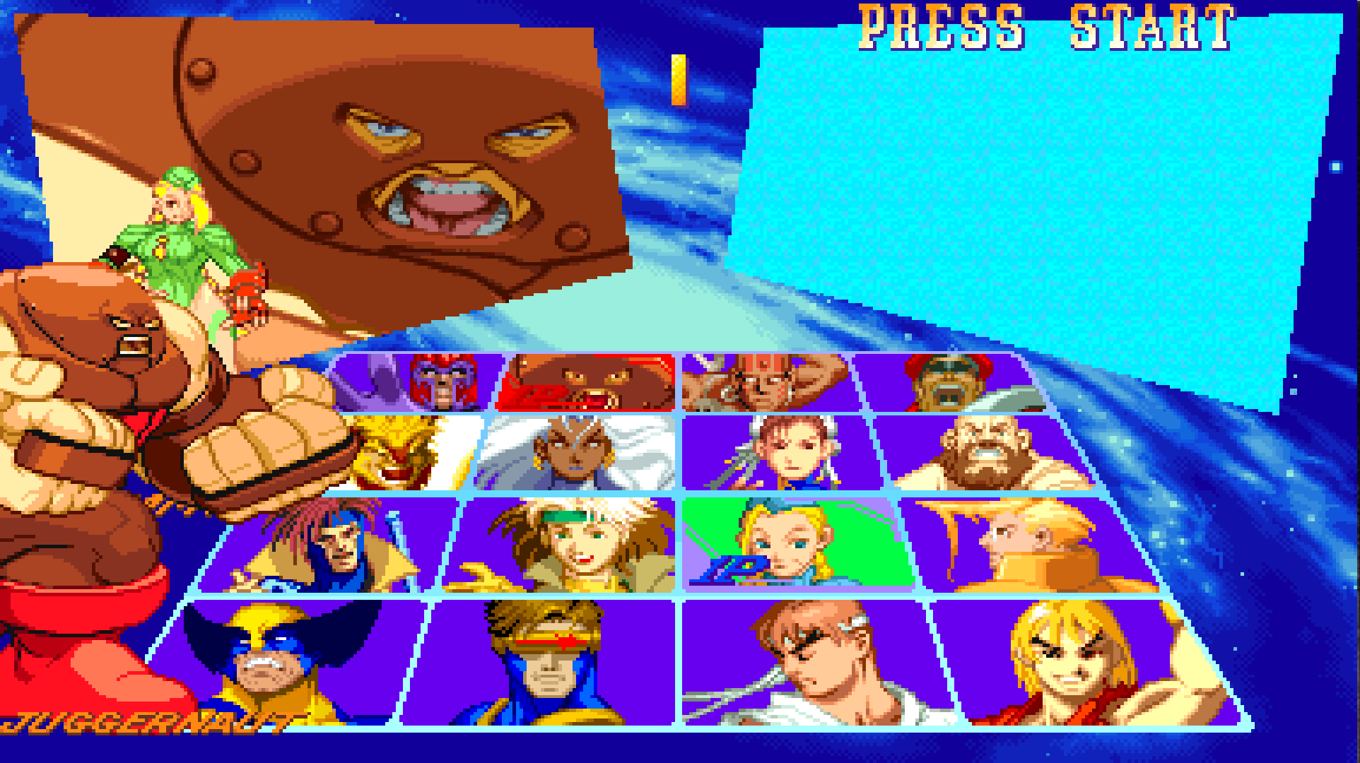 X-Men Vs Street Fighter Co-Op
