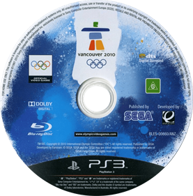 Vancouver 2010 - Disc Image