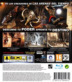 Prince of Persia: The Forgotten Sands - Box - Back Image