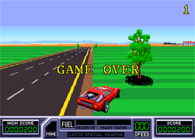 RoadBlasters - Screenshot - Game Over Image