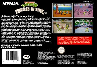 Teenage Mutant Ninja Turtles IV: Turtles in Time - Box - Back Image