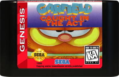 Garfield: Caught in the Act - Cart - Front Image