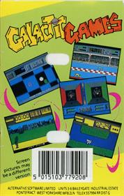 Galactic Games - Box - Back Image