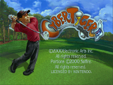 CyberTiger - Screenshot - Game Title Image