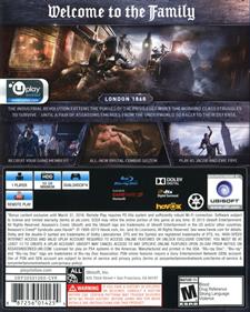 Assassin's Creed: Syndicate - Box - Back Image