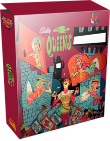 4 Queens - Box - 3D Image