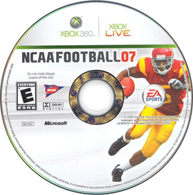 NCAA Football 07 - Disc Image