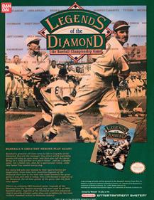 Legends of the Diamond: The Baseball Championship Game - Advertisement Flyer - Front Image