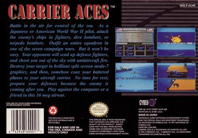 Carrier Aces - Box - Back Image