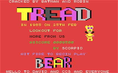 Tread Bear - Screenshot - Game Title Image