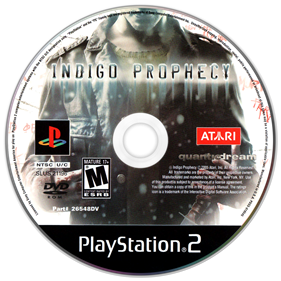 Indigo Prophecy - Disc Image