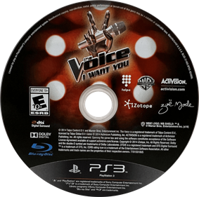 The Voice: I Want You - Disc Image