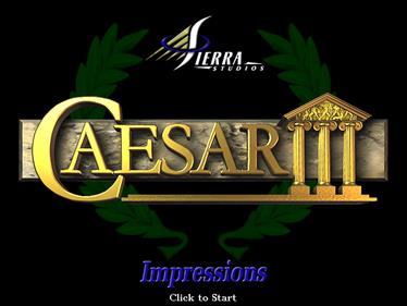 Caesar III - Screenshot - Game Title Image