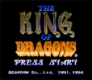 King of Dragons - Screenshot - Game Title Image