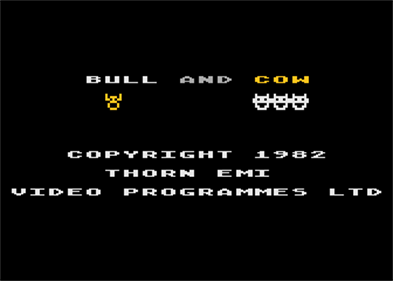 Owari & Bull and Cow - Screenshot - Game Title Image
