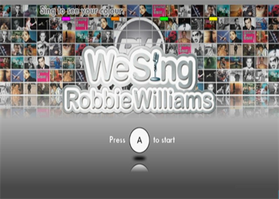 We Sing: Robbie Williams - Screenshot - Game Title Image
