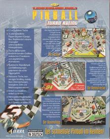 3-D Ultra NASCAR Pinball - Box - Back Image