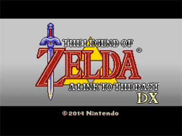 The Legend of Zelda: A Link to the Past DX - Screenshot - Game Title Image