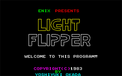Light Flipper - Screenshot - Game Title Image