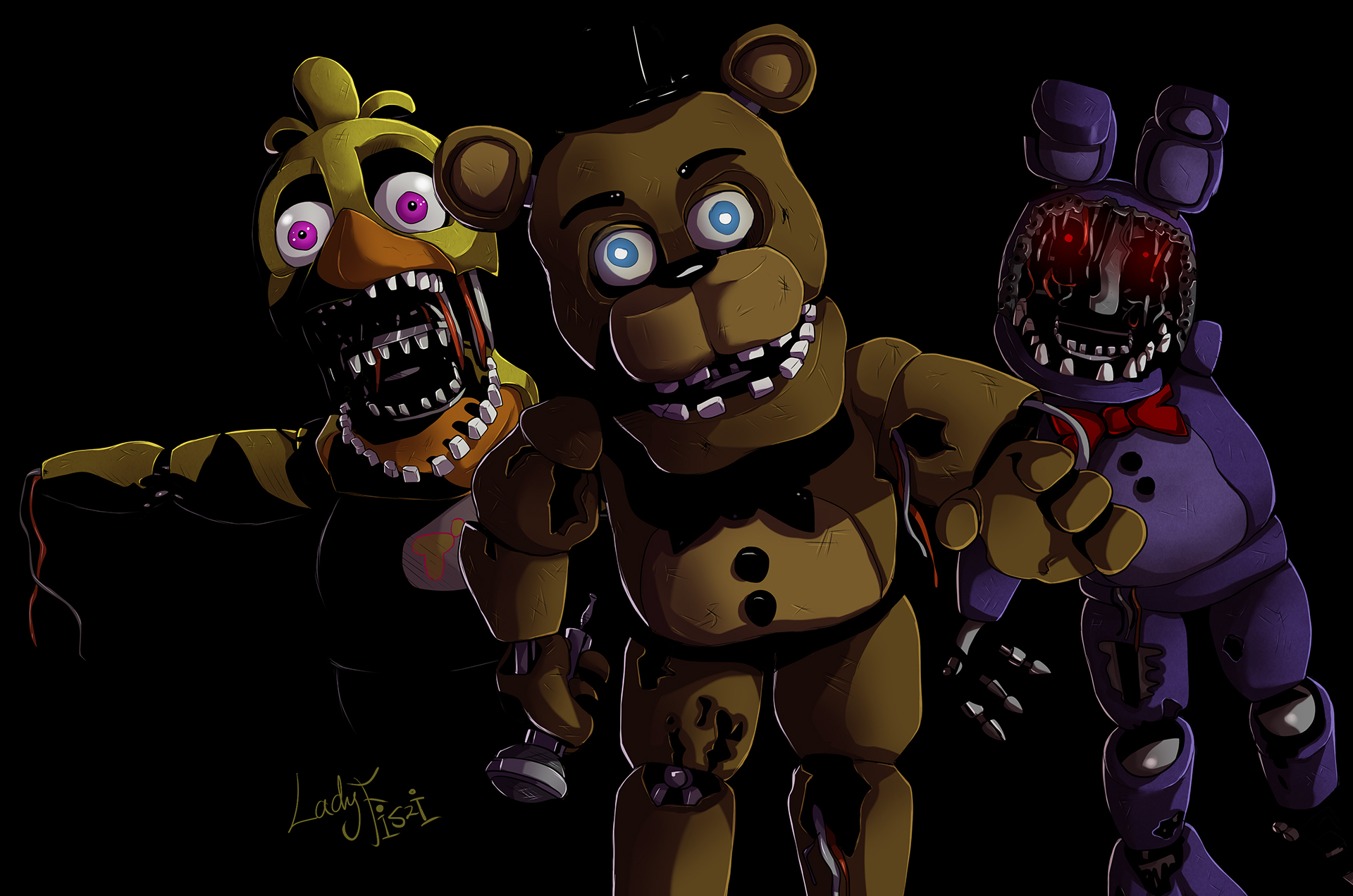 FNaF 2 fanart: Withered Chica