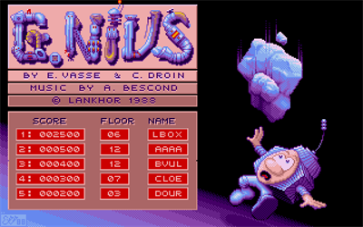 G.Nius - Screenshot - High Scores Image