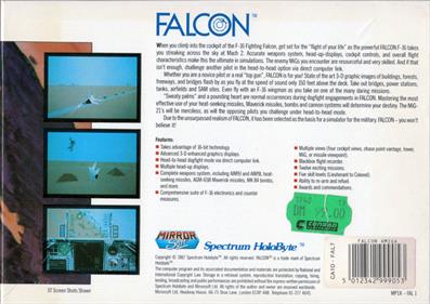 Falcon - Box - Back Image