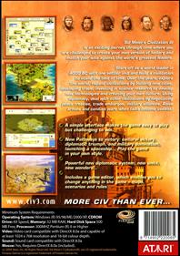 Sid Meier's Civilization III - Box - Back - Reconstructed