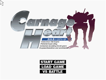 Carnage Heart - Screenshot - Game Title Image
