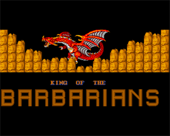 King of the Barbarians - Screenshot - Game Title Image