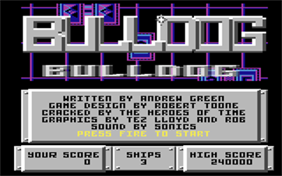 Bulldog - Screenshot - Game Title Image