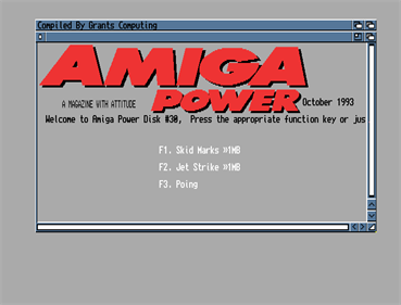 Amiga Power #30 - Screenshot - Game Select Image