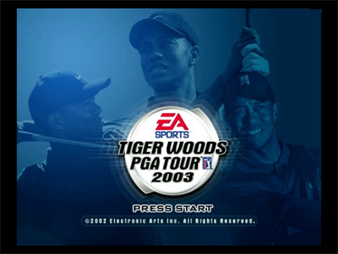 Tiger Woods PGA Tour 2003 - Screenshot - Game Title Image