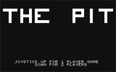 The Pit - Screenshot - Game Title Image