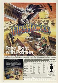 Fire Hawks - Advertisement Flyer - Front Image