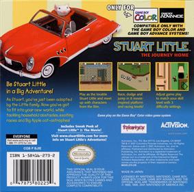 Stuart Little: The Journey Home - Box - Back Image