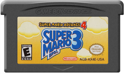 Super Mario Advance 4: Super Mario Bros. 3 - Cart - Front Image