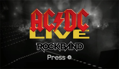 AC/DC Live: Rock Band Track Pack - Screenshot - Game Title Image