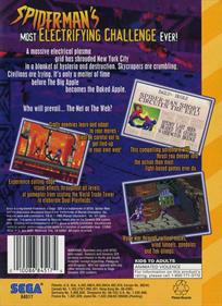The Amazing Spider-Man: Web of Fire - Box - Back Image