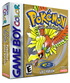 Pokémon Gold Version - Box - 3D Image