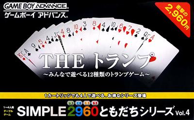 Simple 2960 Tomodachi Series Vol. 4: The Trump: Minna de Asoberu 12 Shurui no Trump Game - Box - Front Image
