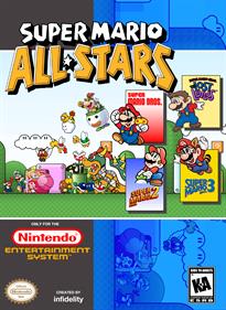 Super Mario All-Stars NES - Fanart - Box - Front Image