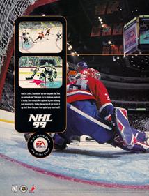 NHL 99 - Advertisement Flyer - Front Image