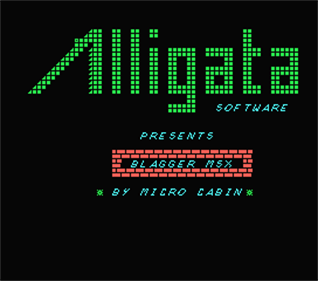 Blagger - Screenshot - Game Title Image