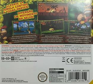 Donkey Kong Country Returns 3D - Box - Back Image