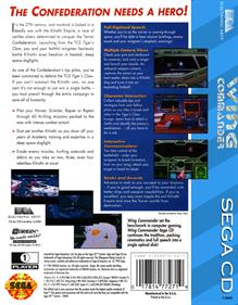 Wing Commander: The 3-D Space Combat Simulator - Box - Back - Reconstructed