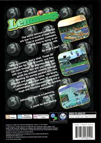 Lemmings 3D - Box - Back Image
