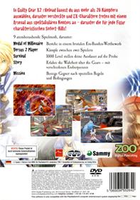 Guilty Gear X2 #Reload - Box - Back Image
