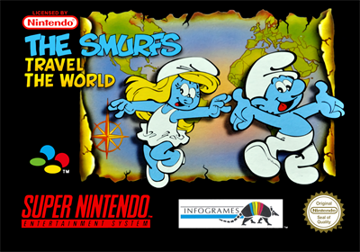 The Smurfs Travel the World - Box - Front Image